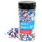 July 4th Sprinkles for Cake Decorating - Star Confetti Mix - Patriotic Edible Confetti Sprinkles for Cupcakes, Ice Cream, Cookies, Cakes (Made in USA